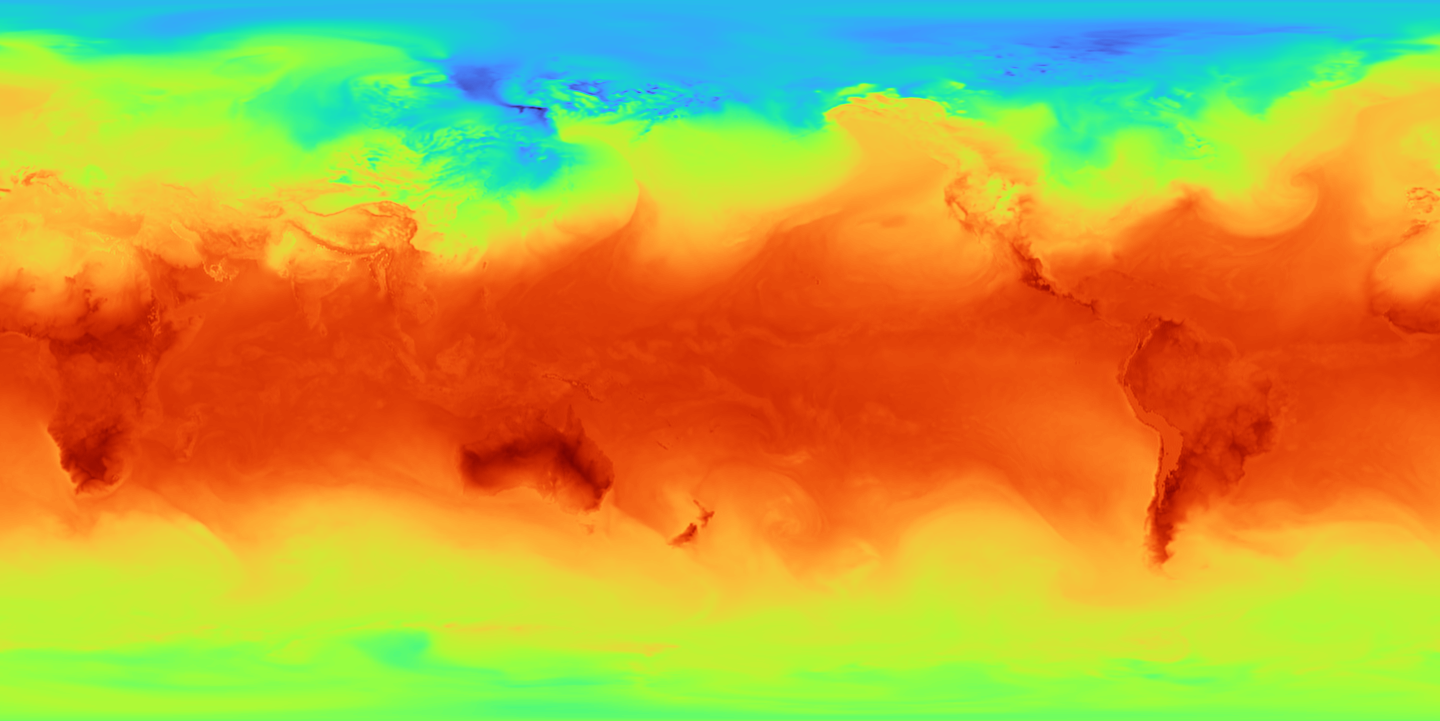 ERA5 Temperature at 1000hPa