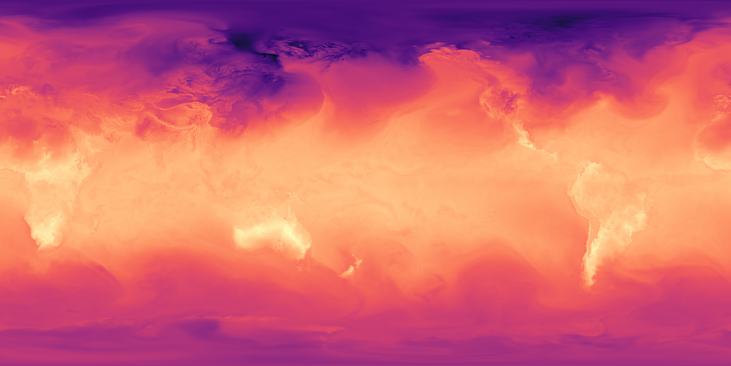 ERA5 Temperature at 1000hPa