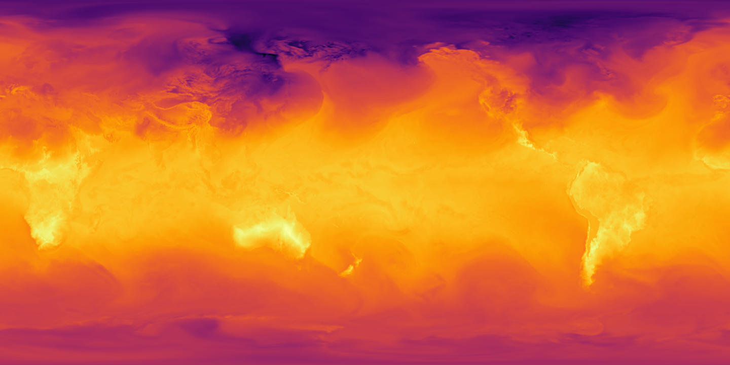 ERA5 Temperature at 1000hPa