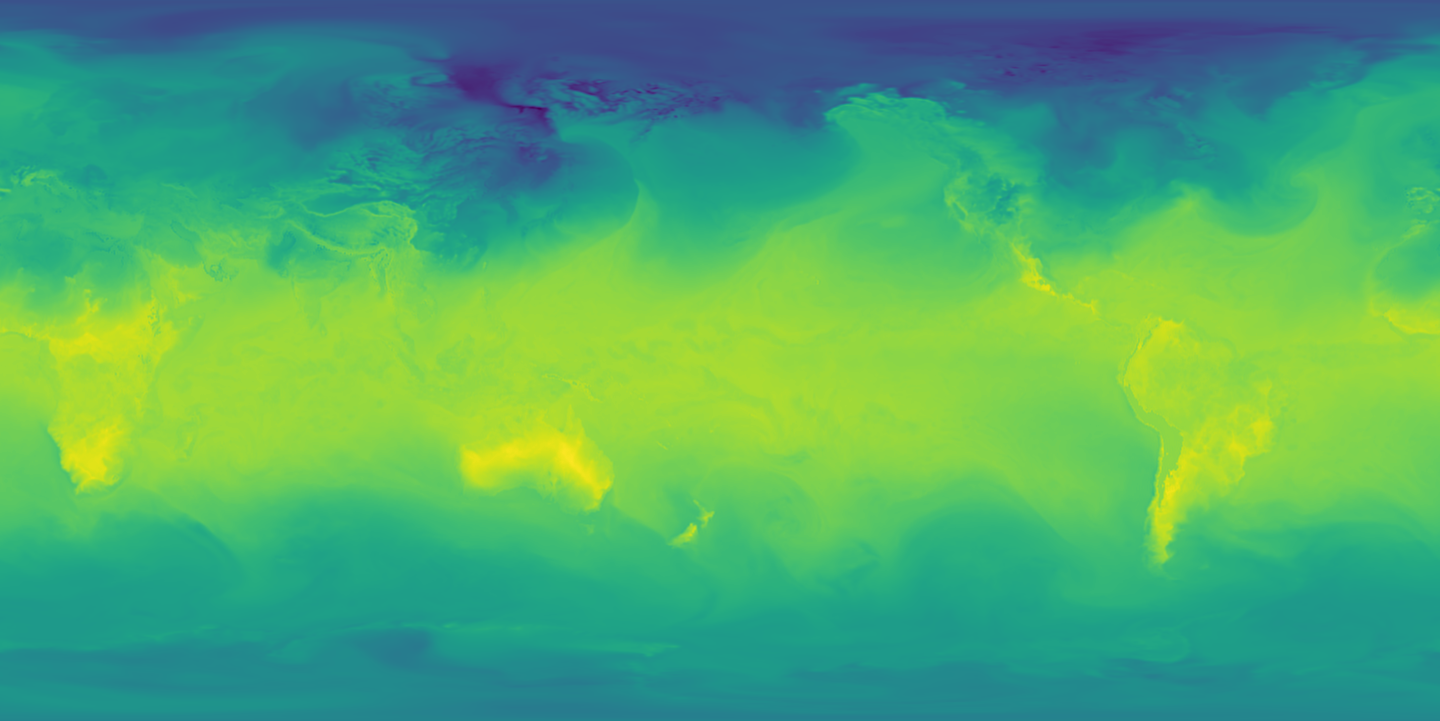 ERA5 Temperature at 1000hPa